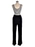 Kaileigh Chevron-herringbone Black Jumpsuit Size L - photo 2