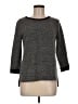 Ann Taylor LOFT Gray Pullover Sweater Size Med Petite - photo 1