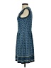 Max Studio Argyle Blue Casual Dress Size S - photo 5
