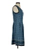 Max Studio Argyle Blue Casual Dress Size S - photo 4