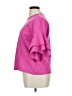 Blue Rain Pink Short Sleeve Top Size L - photo 5