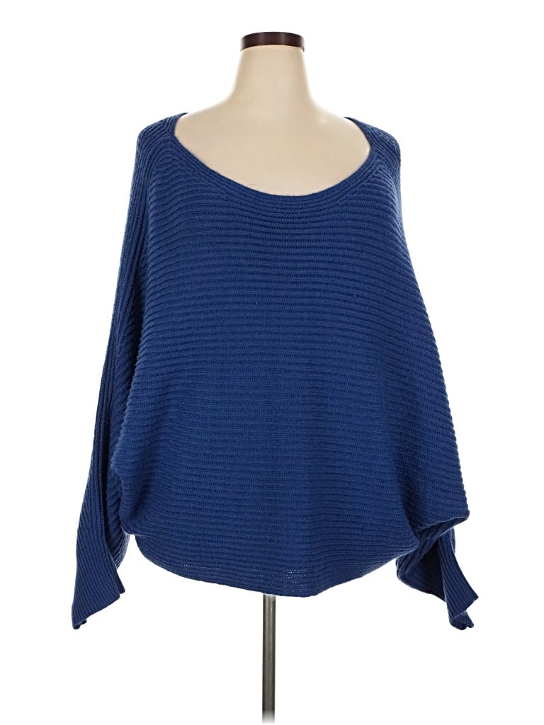 Pre-owned Venus Poncho In Blue