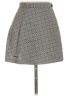 Head Houndstooth Gray Casual Skirt Size L - photo 1