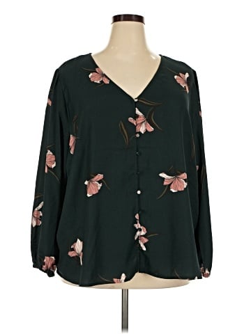 Ava & Viv 3/4 Sleeve Blouse (view 1)