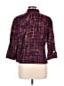 Ruby Rd. Tweed Purple 3/4 Sleeve Button-Down Shirt Size 12 - photo 2