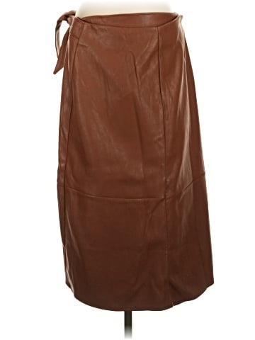 Harper Faux Leather Skirt (view 2)