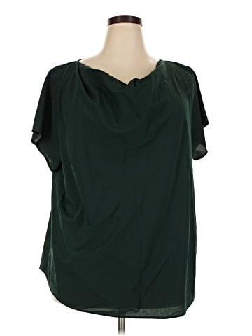 Universal Standard Short Sleeve Blouse (view 1)