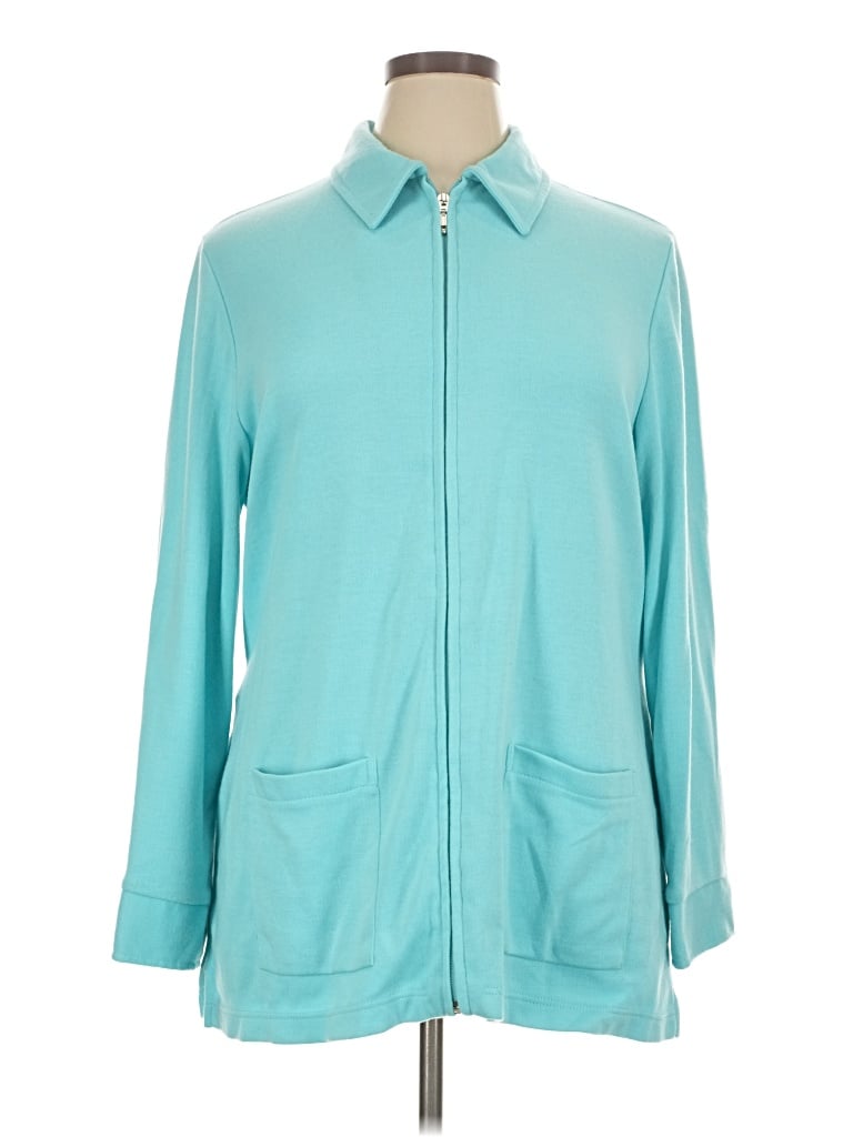 Pre-owned Nina Leonard Casual Dress In Teal