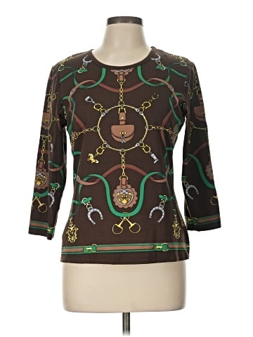 J. McLaughlin 3/4 Sleeve T-Shirt (view 1)