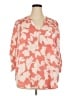 Torrid 100% Polyester Orange 3/4 Sleeve Blouse Size 3X Plus (3) - photo 1