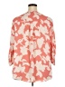 Torrid 100% Polyester Orange 3/4 Sleeve Blouse Size 3X Plus (3) - photo 2