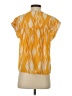 THML Yellow Short Sleeve Blouse Size XS - photo 2