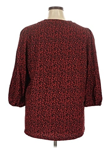 MULTIPLES 3/4 Sleeve Blouse (view 2)