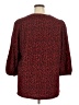 MULTIPLES Red 3/4 Sleeve Blouse Size 1X - photo 2
