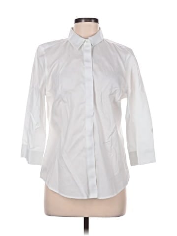 Chico's 3/4 Sleeve Button-Down Shirt (view 1)