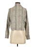 Chaser Animal Print Silver Turtleneck Sweater Size XS - photo 1