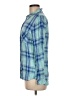 Rails 100% Rayon Plaid Blue Long Sleeve Button-Down Shirt Size M - photo 5