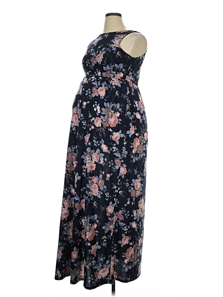 Pre-owned Pink Blush Casual Dress In Blue