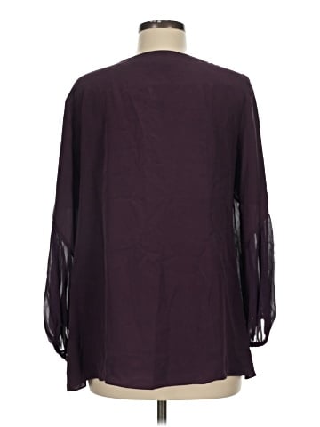 Nanette Lepore Long Sleeve Silk Top (view 2)