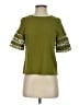 Sézane 100% Cotton Green Short Sleeve Top Size S - photo 1