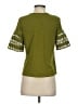 Sézane 100% Cotton Green Short Sleeve Top Size S - photo 2