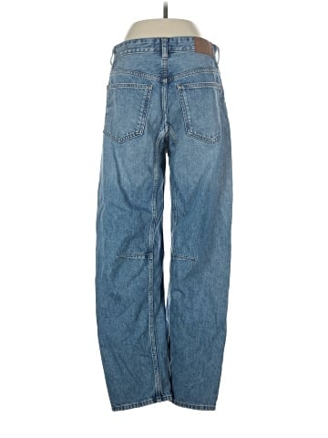 Madewell The Darted Barrel-Leg Jean in Dobbins Wash (view 2)