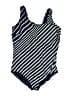 Lands' End Stripes Blue One Piece Swimsuit Size 24 - photo 1