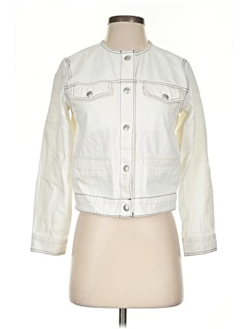 Madewell Denim Cinched Lady Jacket in Vintage Canvas (view 1)