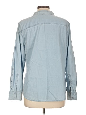 Faded Glory Long Sleeve Button-Down Shirt (view 2)