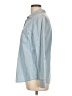 Faded Glory 100% Cotton Blue Long Sleeve Button-Down Shirt Size L - photo 5