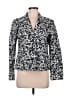 Liz Claiborne Print White Blazer Size Med Petite - photo 1