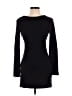 Edikted Solid Black Casual Dress Size M - photo 1