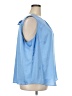 The Limited Blue Sleeveless Blouse Size 2X - photo 4