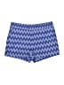 Three Dots Chevron-herringbone Blue Shorts Size M - photo 1