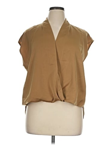 Banana Republic Factory Store Short Sleeve Blouse (view 1)