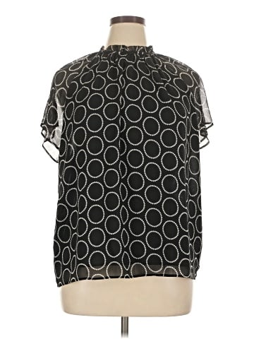 Ann Taylor Short Sleeve Blouse (view 1)