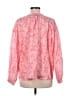 OVERLOVER 100% Cotton Pink Long Sleeve Blouse Size M - photo 2