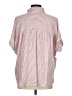 Splendid Stripes Pink Short Sleeve Blouse Size M - photo 2