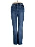 Just Black Color Block Blue Jeans Size 24 waist - photo 1