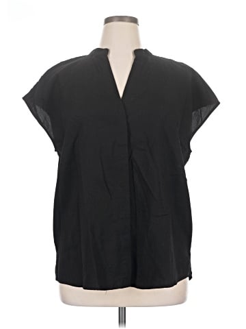 ELOQUII Short Sleeve Blouse (view 1)