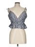 Sim & Sam Blue Gray Sleeveless Blouse Size L - photo 1