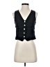 J.Crew 100% Linen Black Vest Size 00 - photo 1
