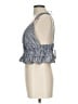 Sim & Sam Blue Gray Sleeveless Blouse Size L - photo 5