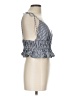 Sim & Sam Blue Gray Sleeveless Blouse Size L - photo 4