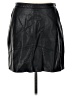 Zara Basic Black Faux Leather Skirt Size L - photo 1