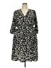 Downeast 100% Polyester Animal Print Black Casual Dress Size XXL - photo 1