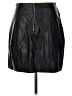 Zara Basic Black Faux Leather Skirt Size L - photo 2