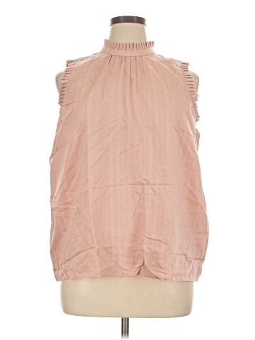 Ann Taylor Sleeveless T-Shirt (view 1)