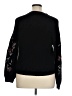 Torrid Floral Black Pullover Sweater Size 1X Plus (1) - photo 2