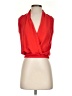Abbeline Red Sleeveless Blouse Size XS - photo 1